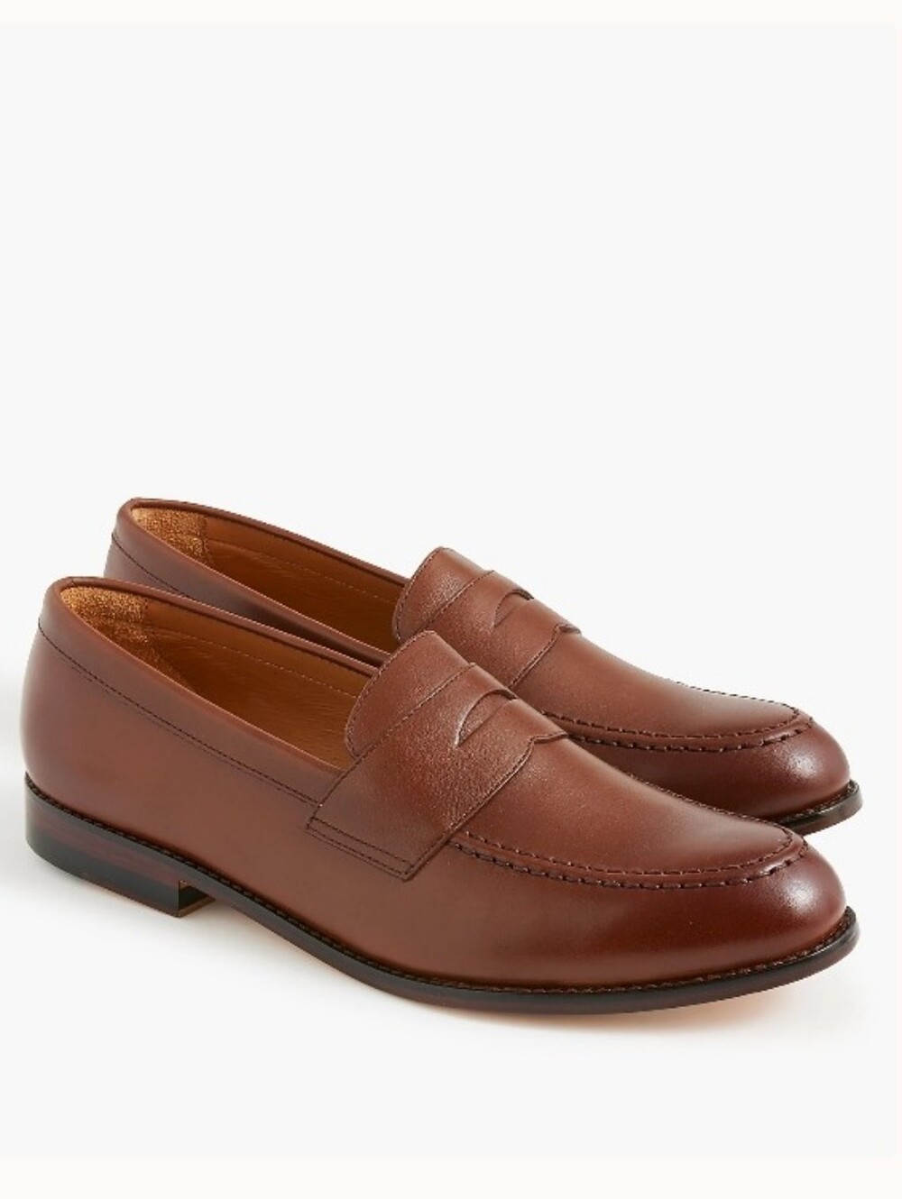 J. Crew Factory Penny Loafers - Brown